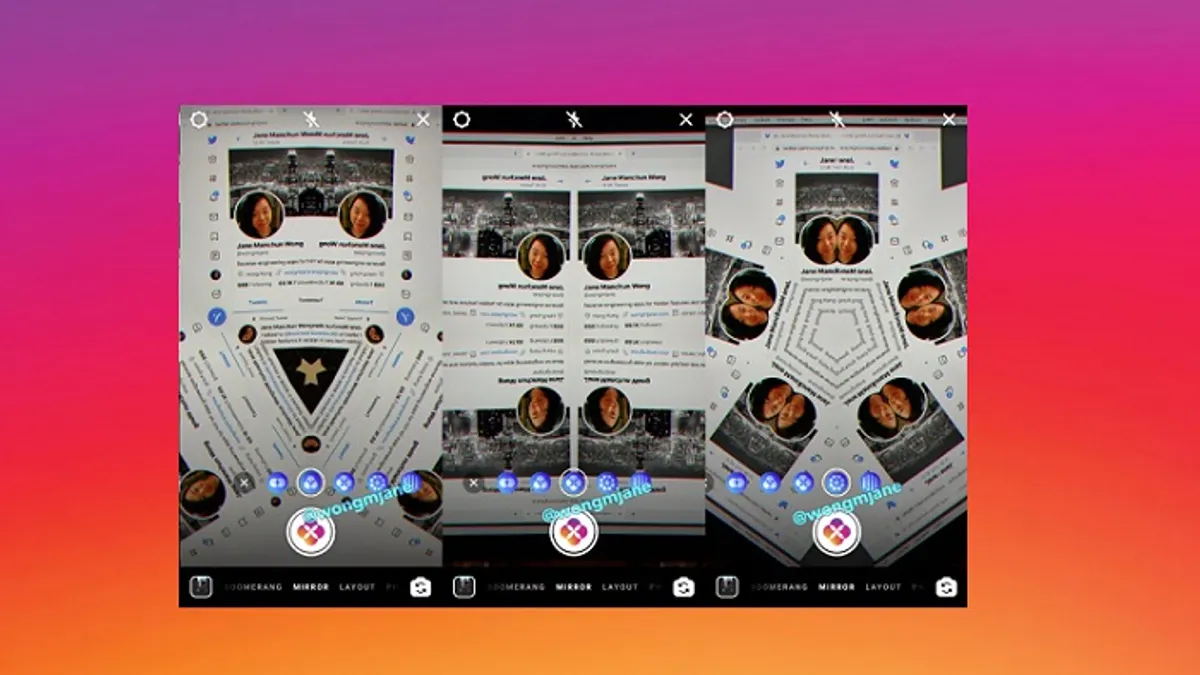 Instagram Stories Mirror