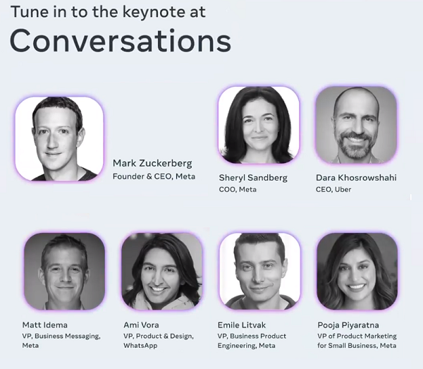Conversations line-up