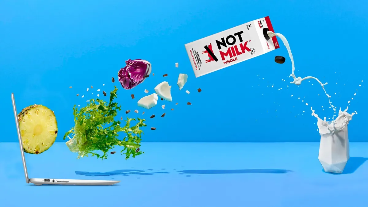 NotCo uses an algorithm to create plant-based milk.