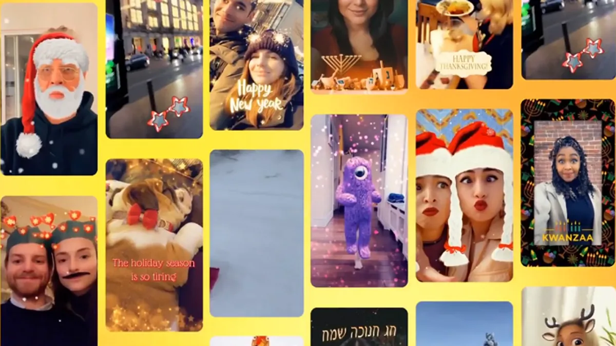 Snapchat holiday guide