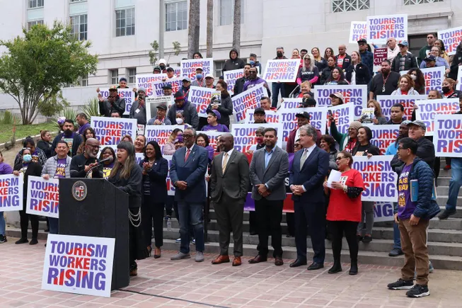 LA City Council proposes wage increase to $25/hour for hospitality and ...