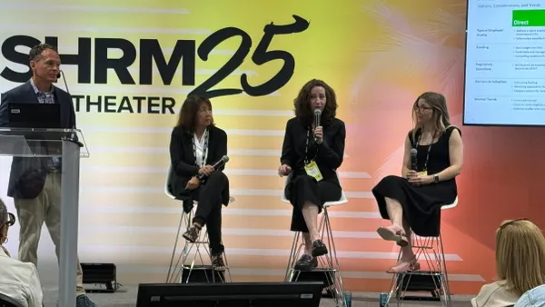 SHRM panelists on stage