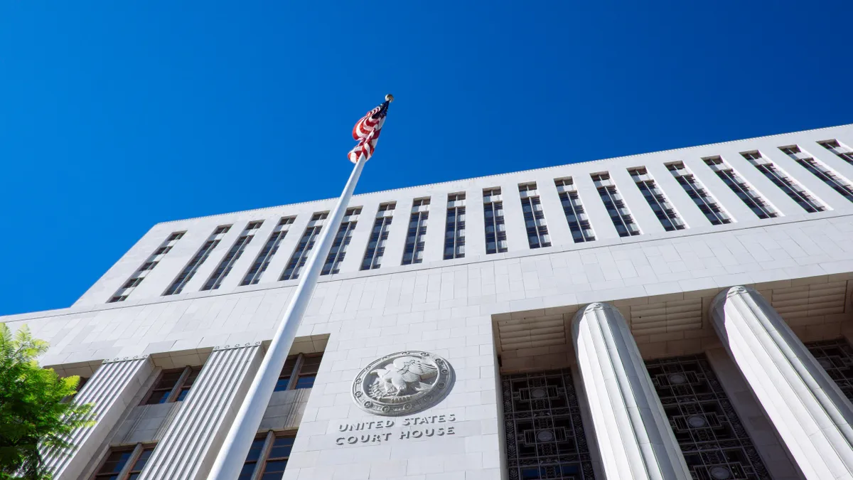 The federal courthouse in Los Angeles.