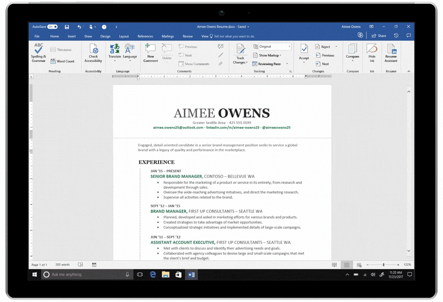 Microsoft Adds New LinkedIn Resume Creation Integration into Word | Social Media Today