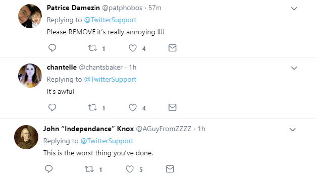 Twitter responses to composer change