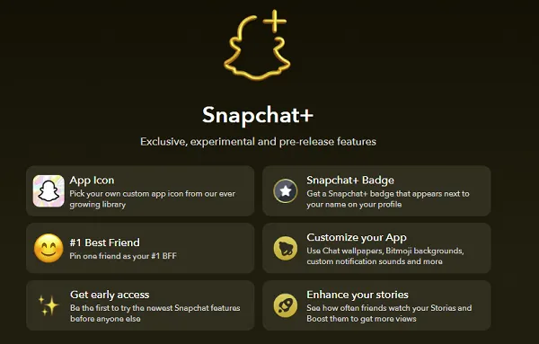 Snapchat+ gift