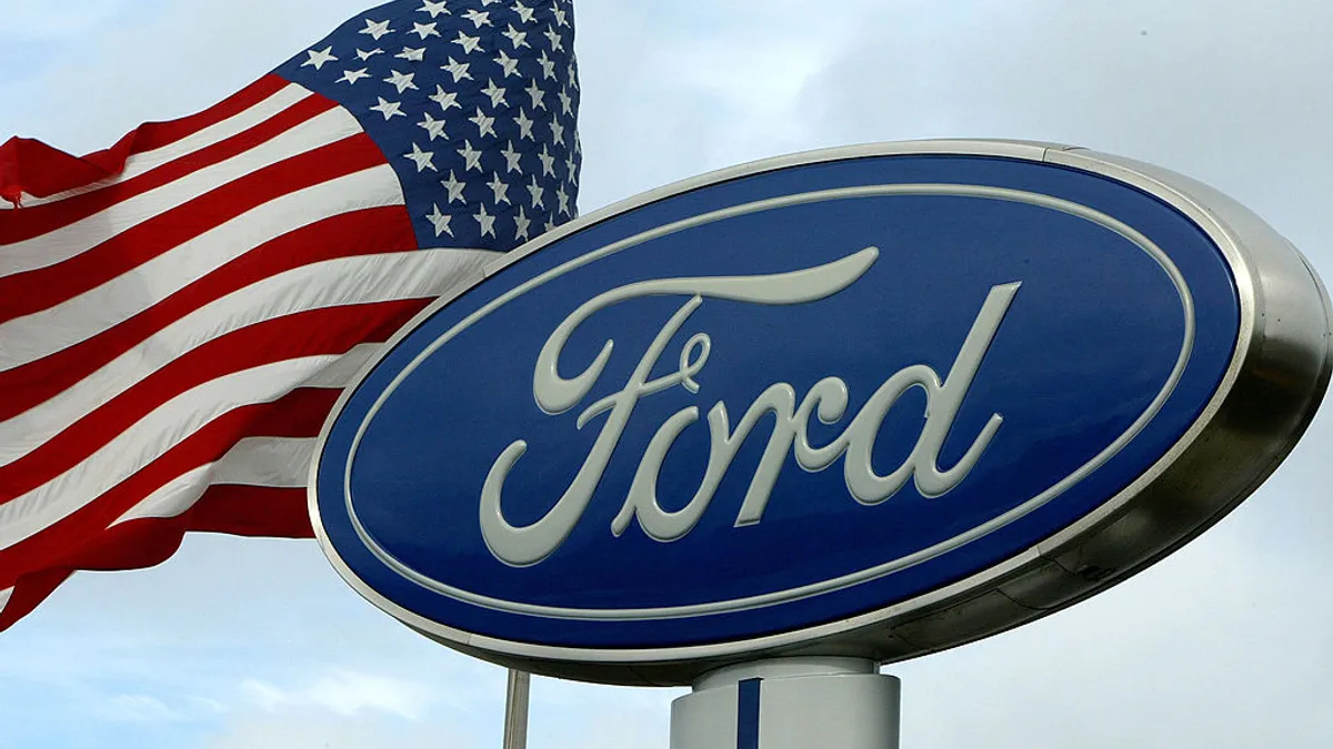 Ford logo US flag