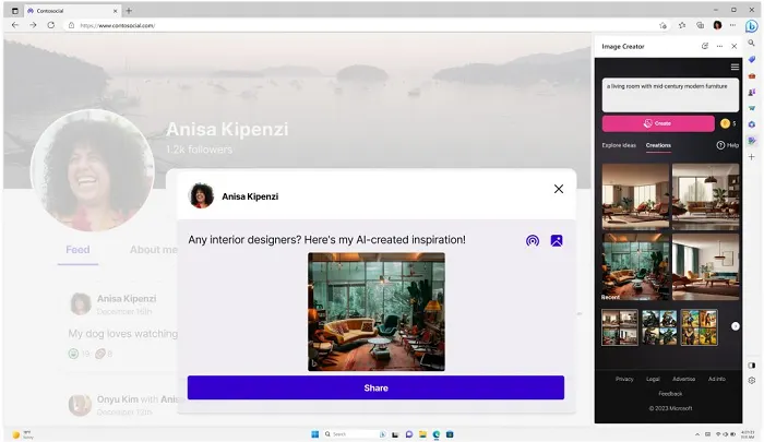 Bing image creator