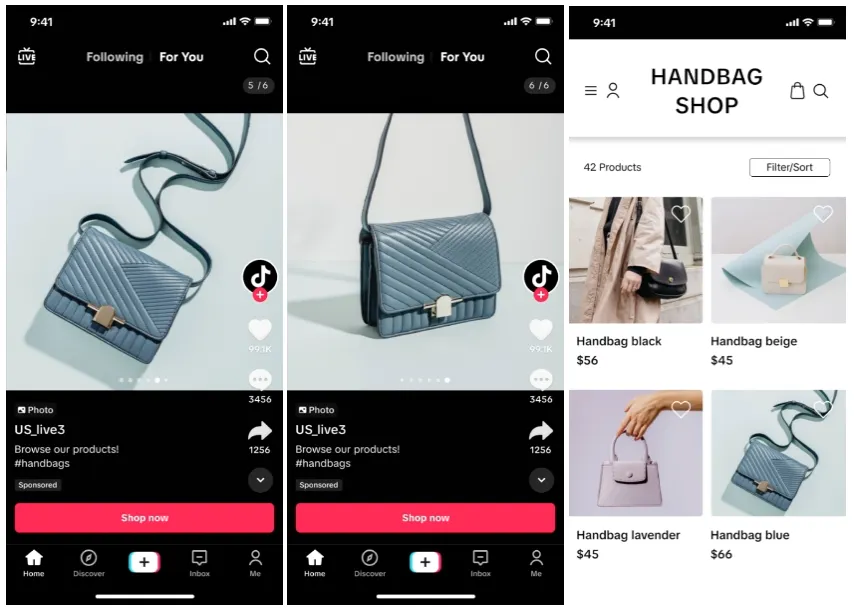 TikTok carousel ads