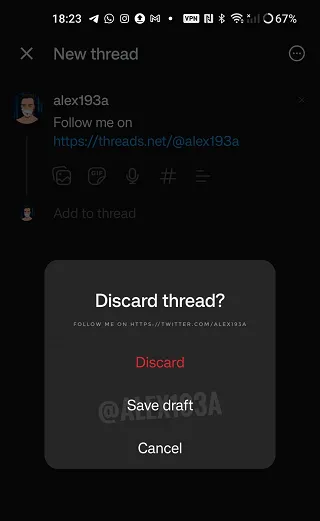 Threads drafts
