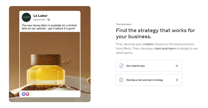 Meta Advertiser Success Center