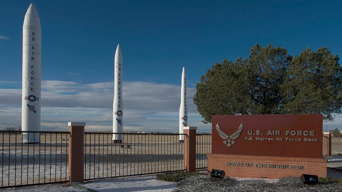 Photo of Warren Air Force base in Wyoming