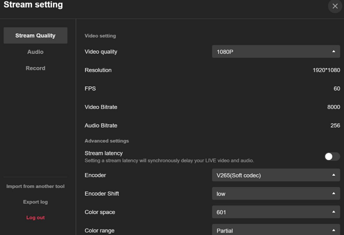 TikTok desktop streaming app