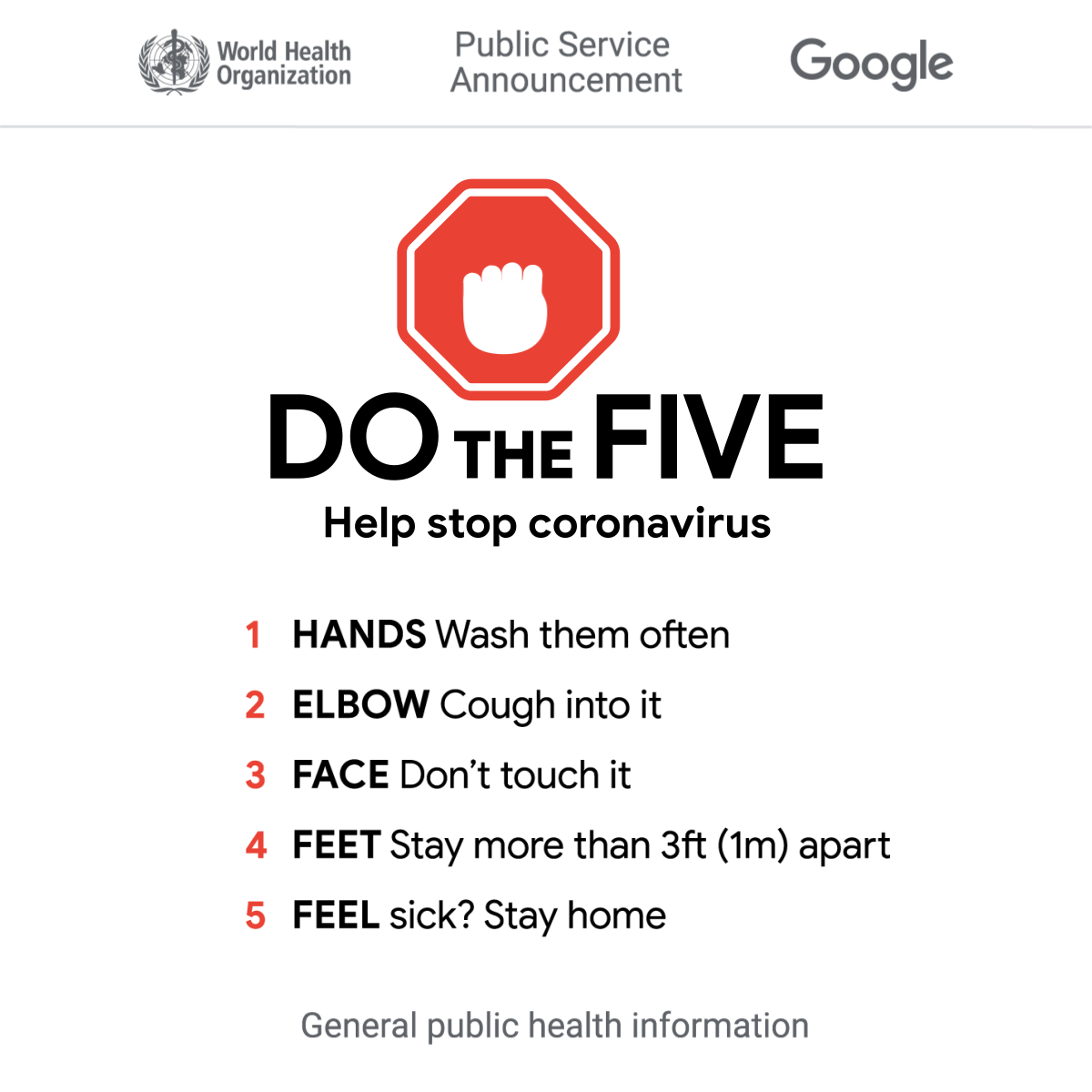 Google 'Do the Five' campaign