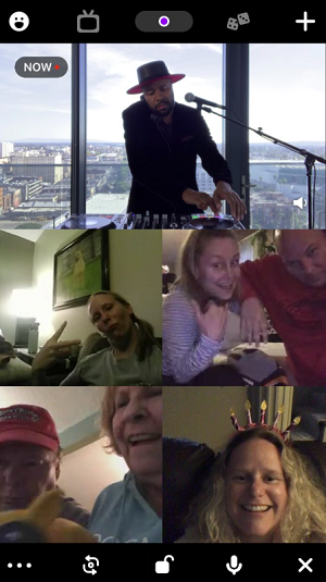 Houseparty co-watching