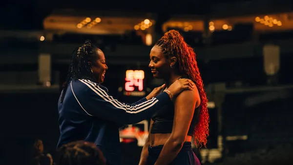 Aliyah Boston and her mother appear in an Adidas ad