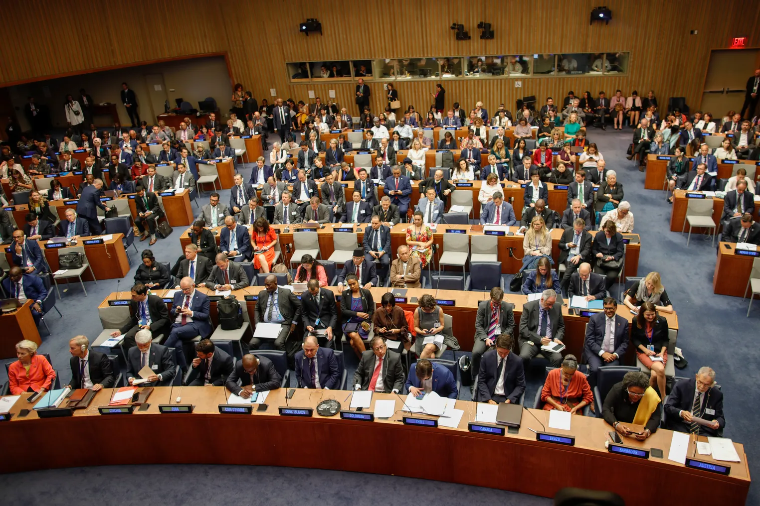 World leaders attended the Climate Ambition Summit at the United Nations Headquarters