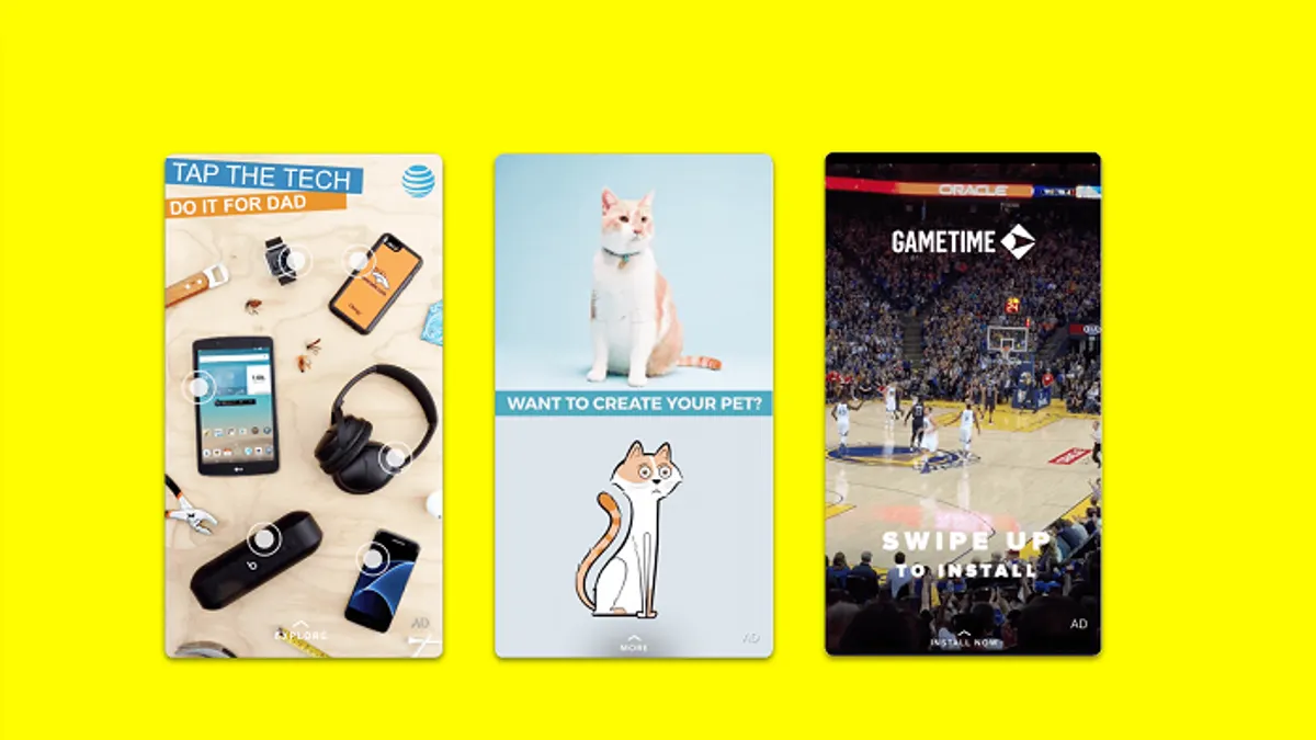 Snapchat ads