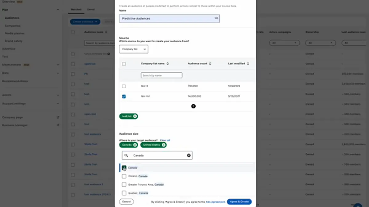 LinkedIn Predictive Audiences