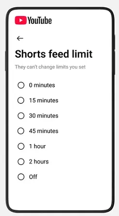 YouTube Shorts time limit