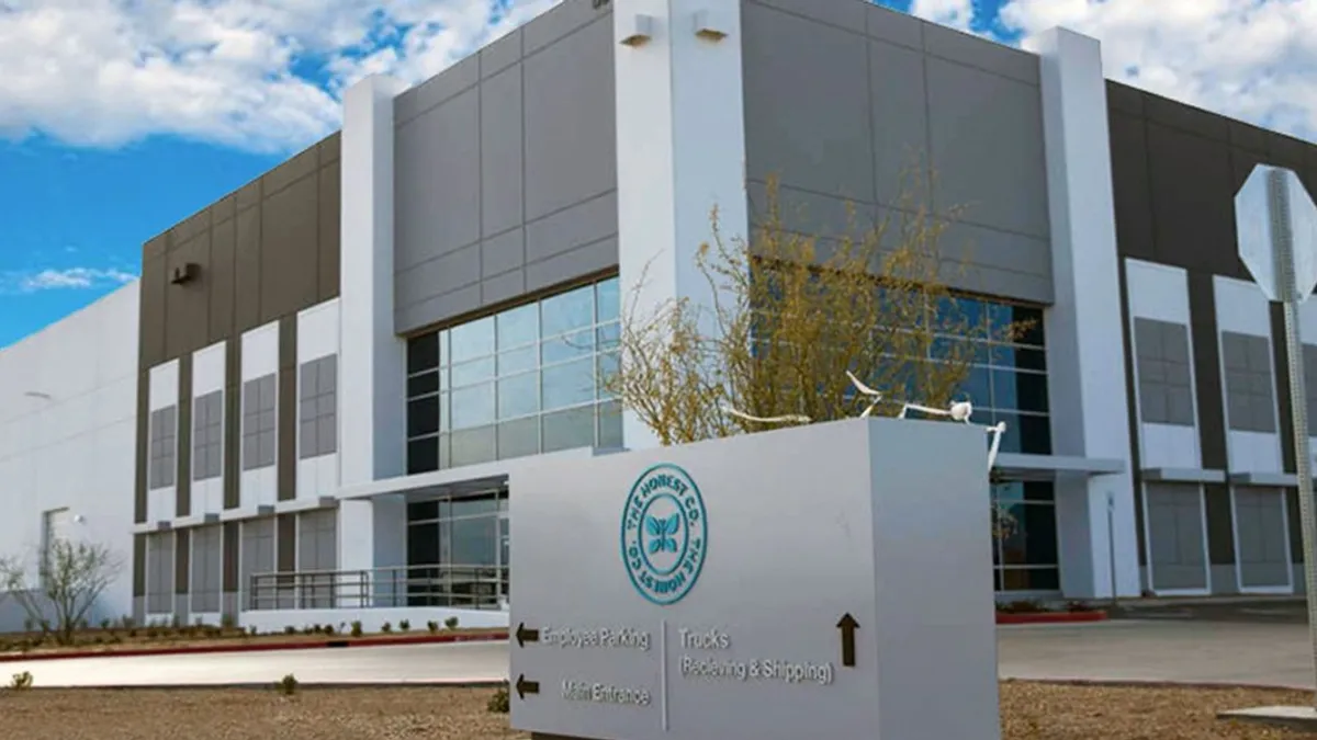 A view of a warehouse in Las Vegas.