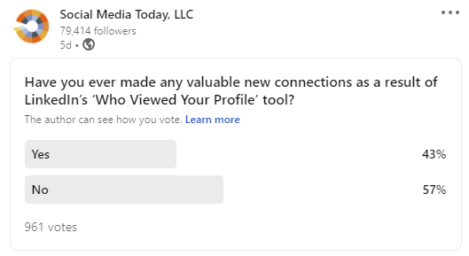 SMT LinkedIn survey