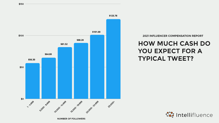 Intellifluence influencer marketing costs report