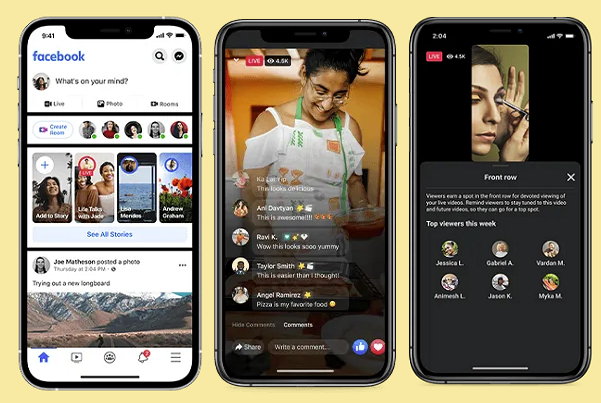 Facebook Live updates