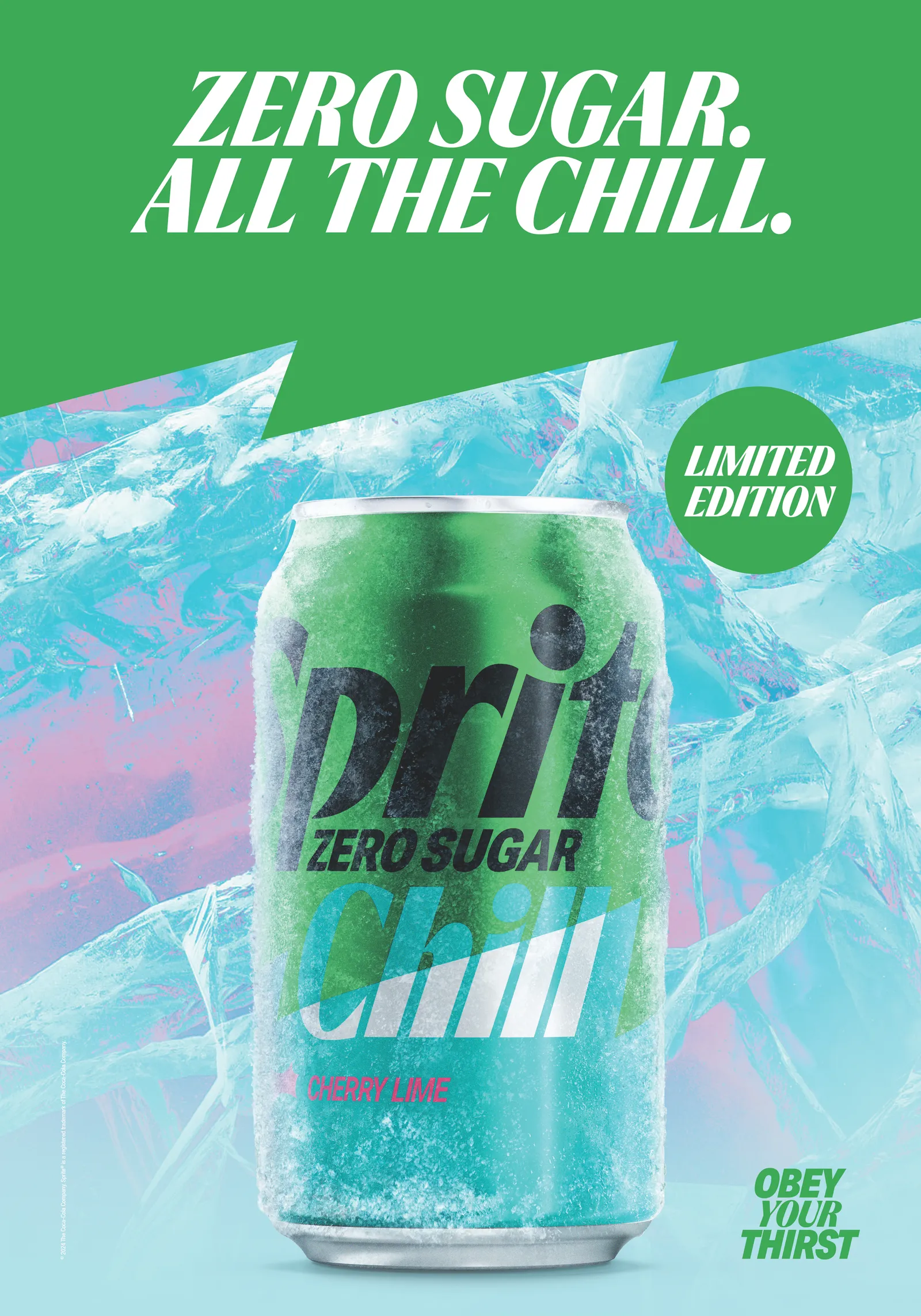 A product shot of Sprite&#x27;s limited-edition Sprite Chill soda can