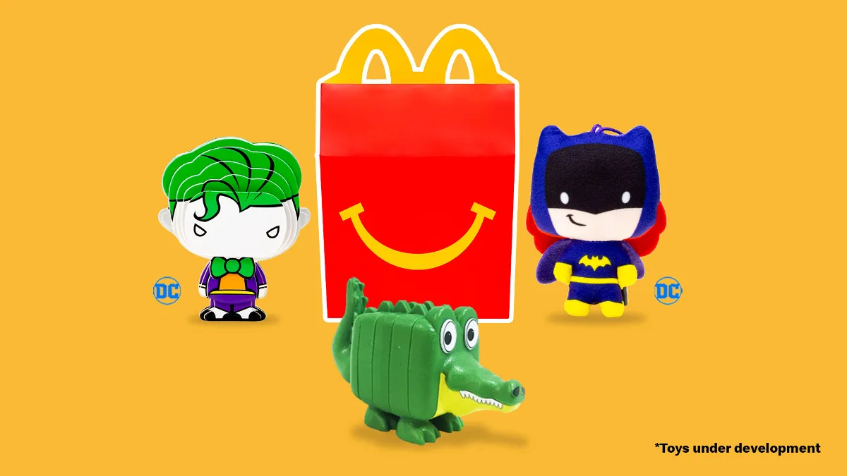 McDonald's committed to removing virgin plastic from its Happy Meal toys by 2025.