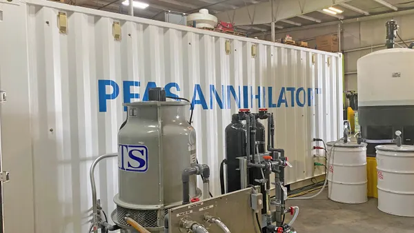 The exterior of Revive Environmental's PFAS Annihilator, developed in collaboration with Battelle Memorial Institute.