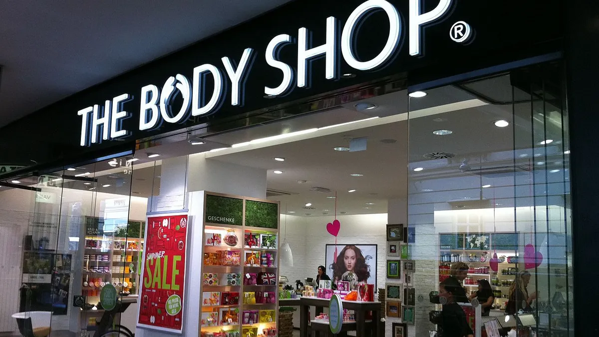 The Body Shop in Stephansplatz, Vienna, 26 June 2012