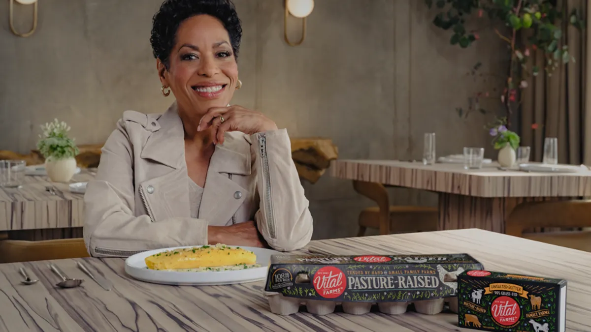 "The Bear" actress Liza Colón-Zayas for Vital Farms.