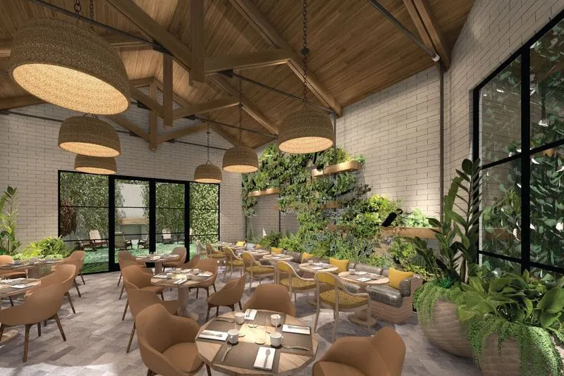 A rendering of The Greenleigh Hotel