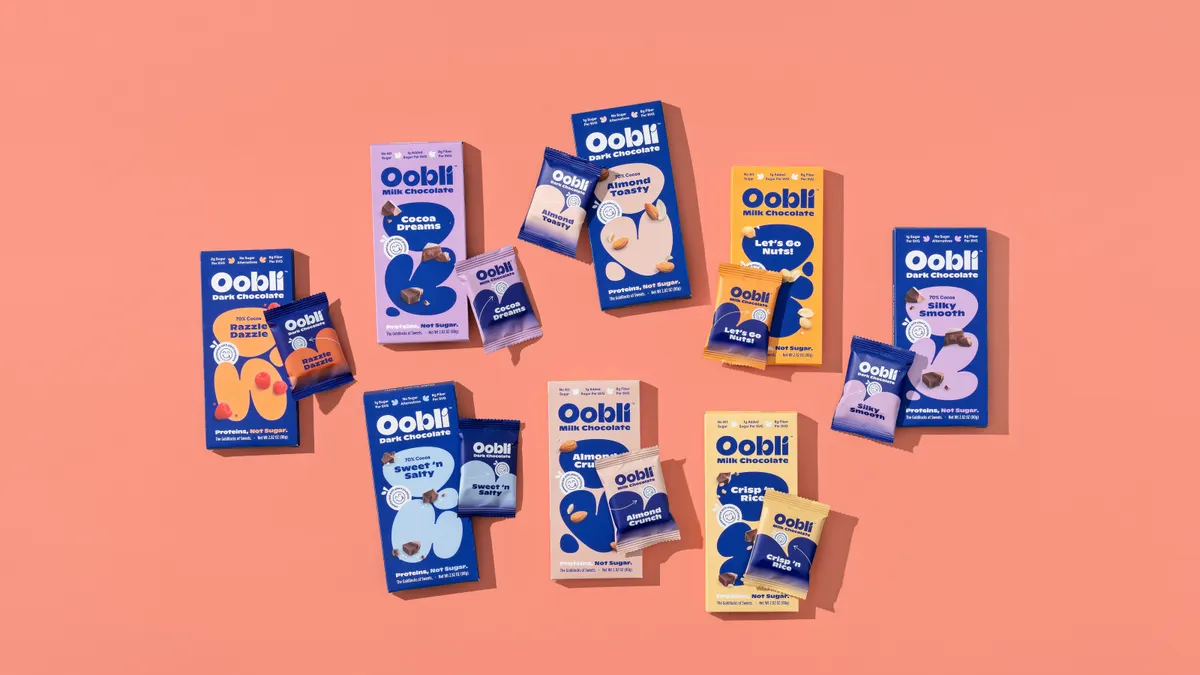 Oobli chocolates are seen