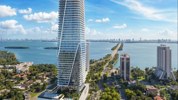 Rendering of a hotel