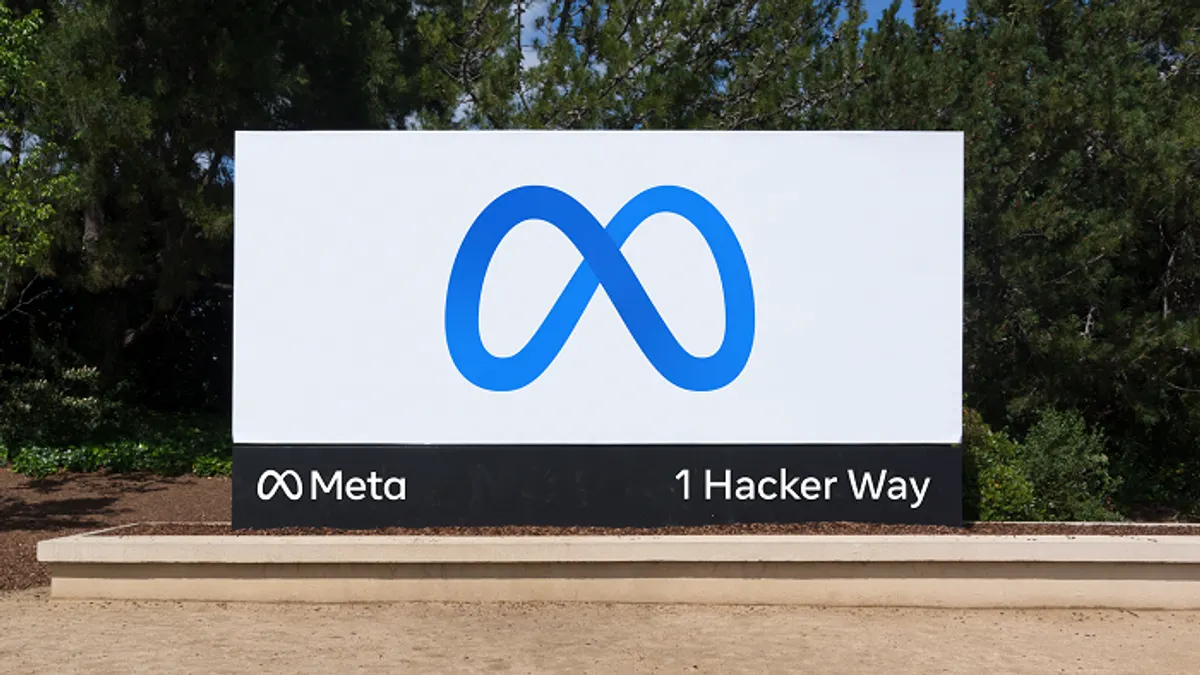 Meta sign