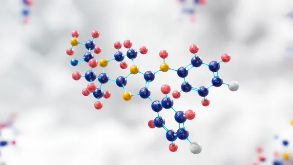 An illustration of the molecular structure of ganaplacide.