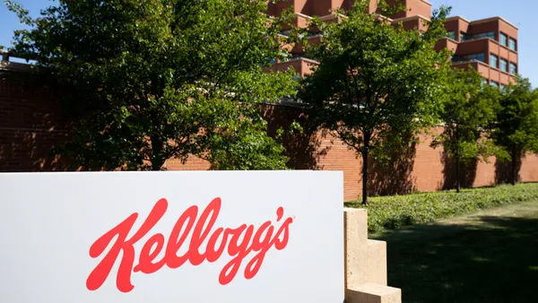 The Kellogg's World Headquarters is shown on June 21, 2022 in Battle Creek, Michigan.