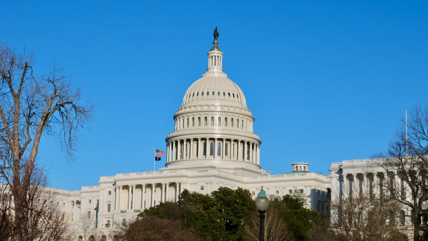 The United States Capitol in February 2020
