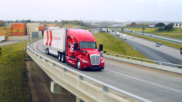 Kodiak AI truck on highway