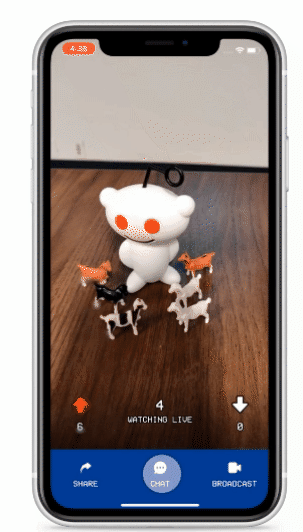 Reddit streaming example