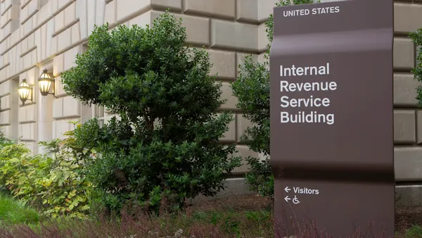 The IRS (Internal Revenue Service) headquarters building in Washington DC