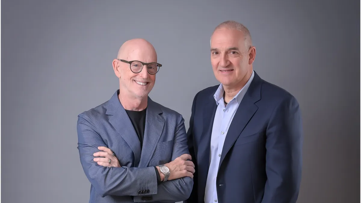 A portrait of Jeff Jonas and Al Robichaud.