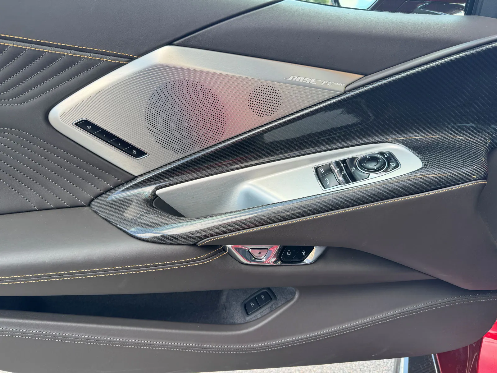 Metal, leather, and carbon fiber adorn all aspects of the ZR1X interior.