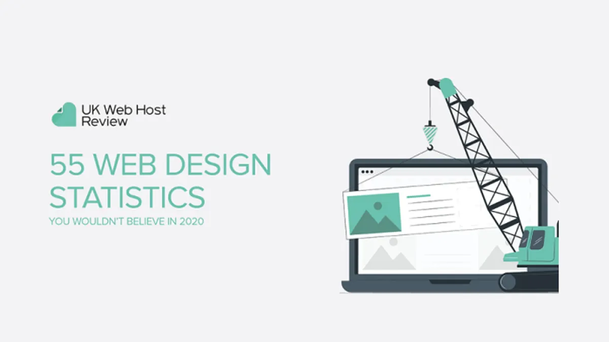 55 Web Design Stats infographic