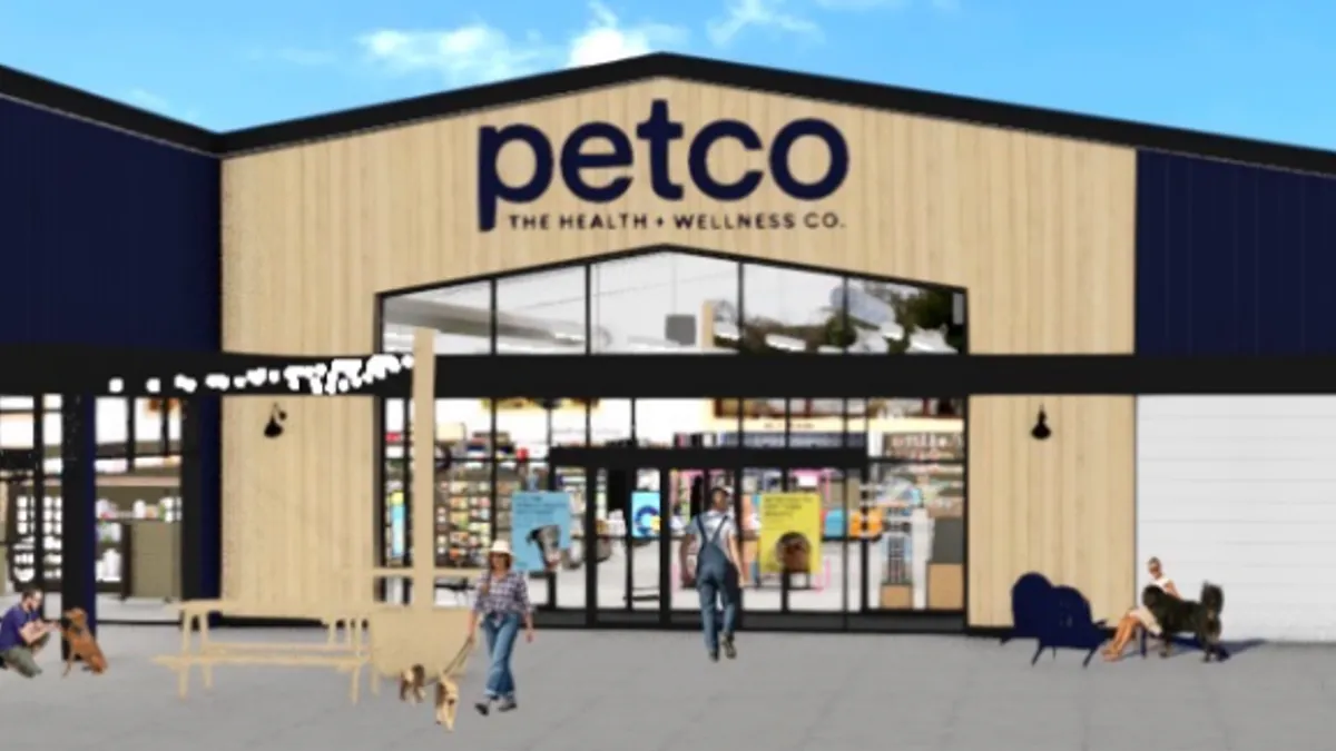 Petco to launch new store concept.