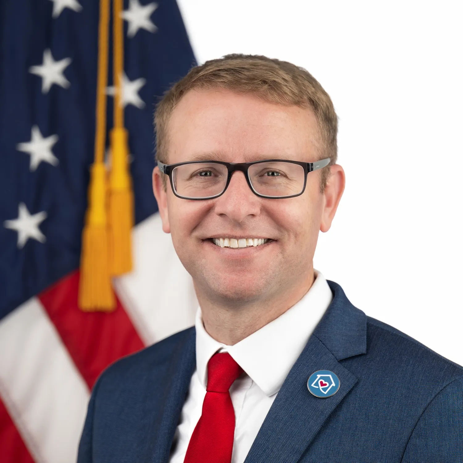 This is a headshot of Alex Adams, assistant secretary of Administration for Children and Families at the U.S. Department of Health and Human Services