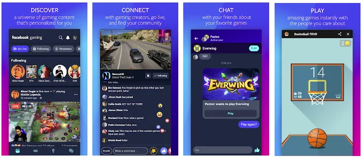 Facebook Gaming App