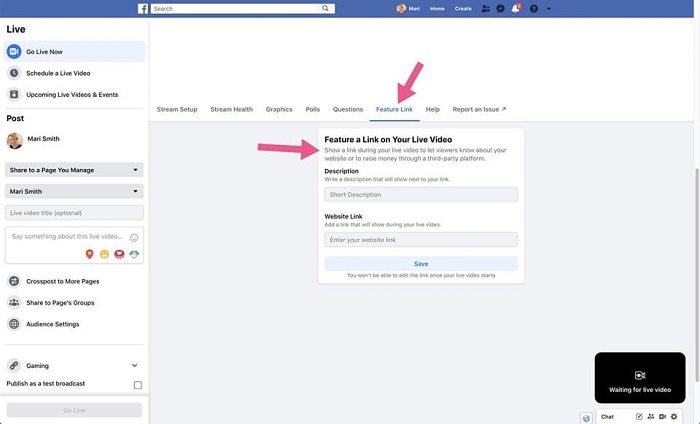Facebook Live Producer